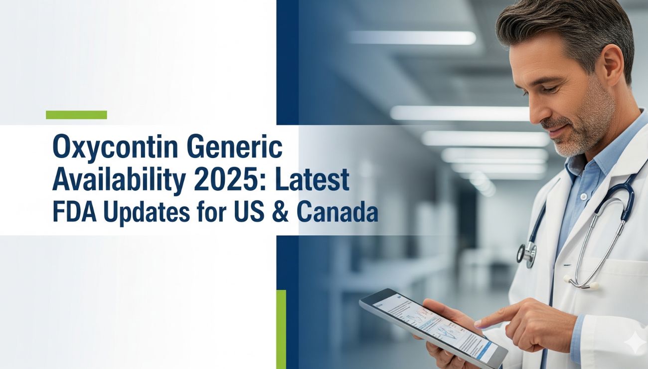 Oxycontin Generic Availability 2025: Latest FDA Updates for US & Canada