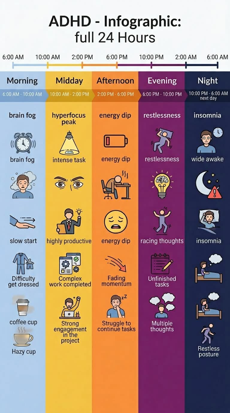 What does ADHD actually feel like day to day?
