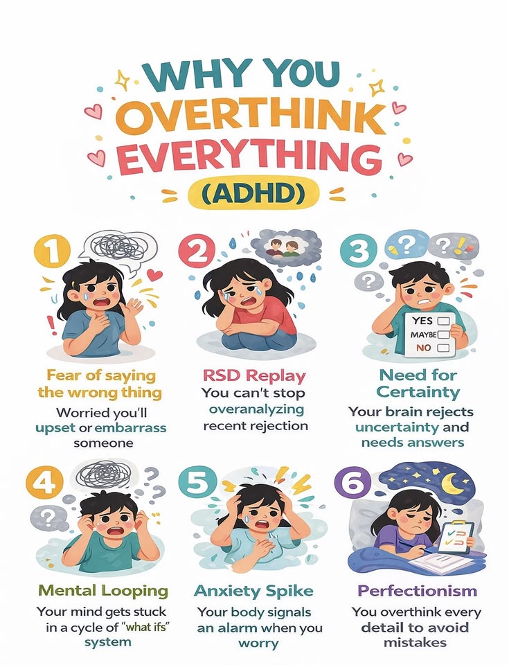 Why Do People with ADHD Overthink Everything?